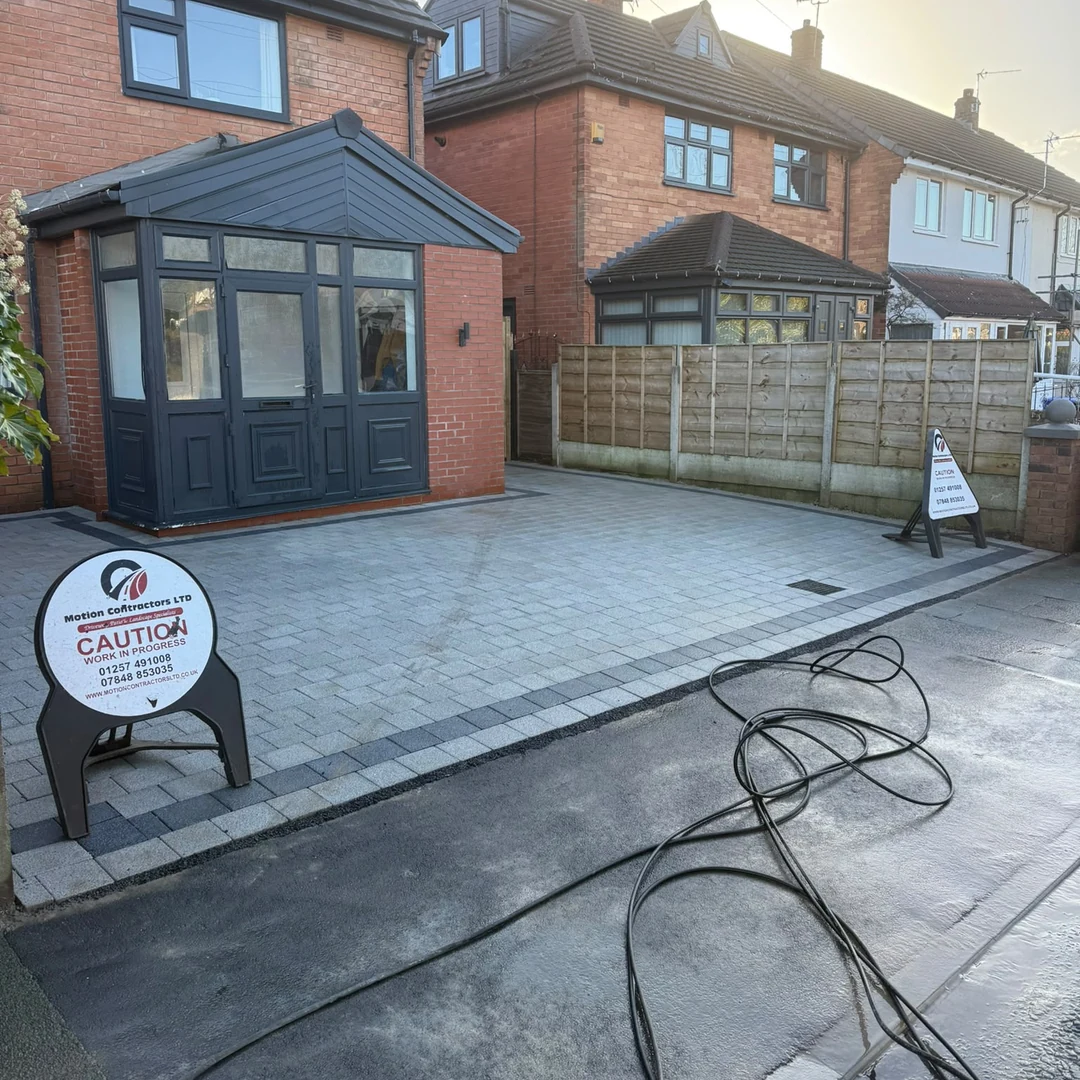Driveway & Patio project by Motion Contractors Ltd in Preston